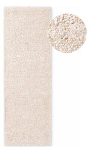 Krémový ručně tkaný běhoun z materiálu bouclé 80x200 cm Notting Hill Portobello – Ted Baker