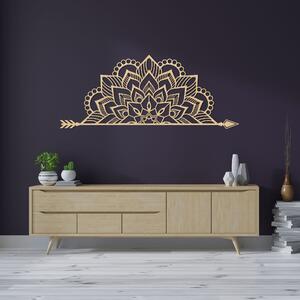 SENTOP | Dřevěná mandala na zeď – Elegantní dekorace na strnu | SENTOP PR0492