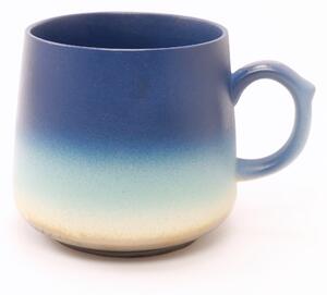 Penerini coffee Keramický šálek na čaj s uchem - Blue 350 ml