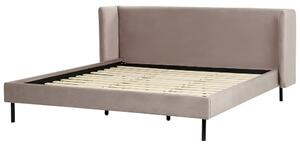 Manželská postel 180 cm Aimei (béžovošedá) (s roštem). 1077670