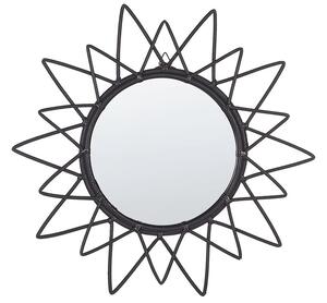 Nástěnné zrcadlo Alfonso (černá). 1077699