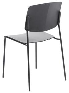 Set 4 ks jídelních židlí Augustino (černá). 1077726