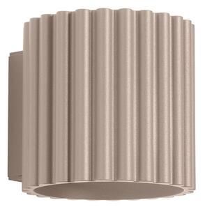 Taupe nástěnné svítidlo ø 10 cm Zora – Sollux