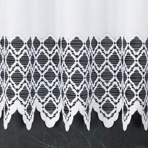 Dekorační metrážová vitrážová záclona MARTA bílá výška 80 cm MyBestHome