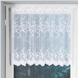 Dekorační metrážová vitrážová záclona VIKTOR bílá výška 60 cm MyBestHome