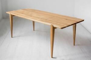 Stará Krása – Ruční výroba Moderní designové jídelní stoly z dubového masivu 76 x 140 x 70 cm