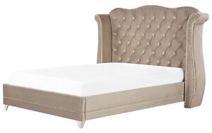 Manželská postel 180 cm Aidan (šedá) (s roštem). 1077850