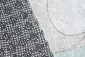 Makro Abra Dětský kusový koberec vhodný k praní BAMBINO 2316 Sovičky protiskluzový modrý Rozměr: 120x170 cm
