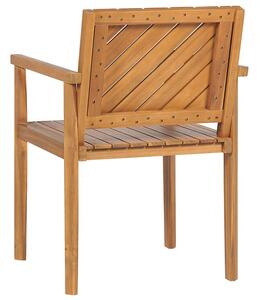 Zahradní židle Blas (světlé dřevo). 1077942