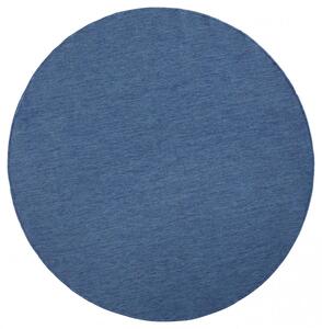 Hans Home | Kusový koberec Twin-Wendeteppiche 103100 blau creme kruh, béžová - 200x200 (průměr) kruh