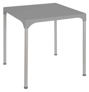 ROJAPLAST Zahradní stůl - PRIME, 70x70 cm, plastový/hliníkový Barva: béžová