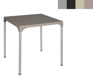 ROJAPLAST Zahradní stůl - PRIME, 70x70 cm, plastový/hliníkový Barva: černá