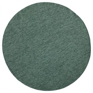 Hans Home | Kusový koberec Twin-Wendeteppiche 103095 grün creme kruh, béžová - 140x140 (průměr) kruh