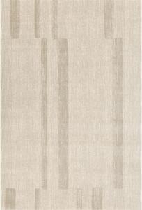Béžový vlněný koberec 133x190 cm Agnus Brush Lines – Agnella