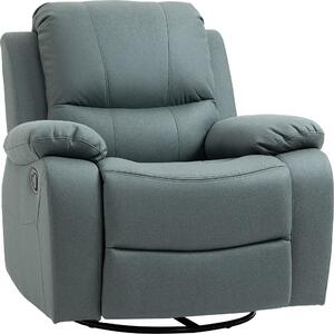 Relaxaní křeslo 839-574V00GN, s nastavením sklonu a 135°, otoné o 360 stup, ocelový rám, 93 x 100 x 98 cm