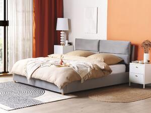 Manželská postel 180 cm Batil (šedá) (s roštem) (s úl. prostorem). 1077983