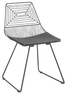Set 2 ks jídelních židlí Bricio (černá). 1078015