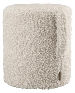 Béžový taburet z textilie bouclé Teddy – Blomus