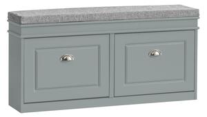 Sobuy Fsr64-Hg Sedák Lavice S Podsedákem Lavice Na Boty Světle Šedá 104X51X24Cm