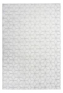 KOBEREC, 80/150 cm antracitová, bílá - Online Only koberce & rohožky, Online Only