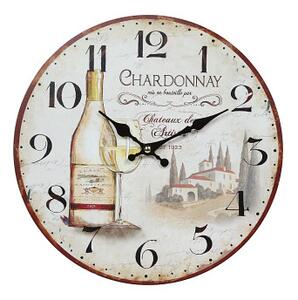 Nástěnné hodiny Chardonnay