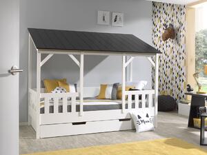 Vipack Housebed domečková postel Barva střechy: Tmavě šedá