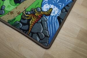 Vopi koberce Dětský kusový koberec Dino čtverec - 80x80 cm