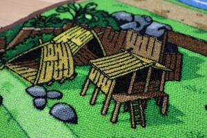 Vopi koberce Dětský kusový koberec Dino čtverec - 60x60 cm
