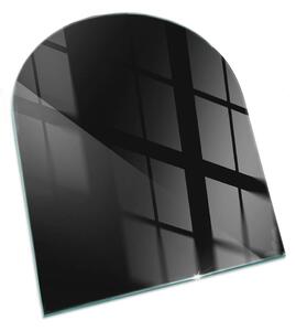 Půloválná podložka pod krbová kamna Barva Černá ppkpon-cc1f1b1a