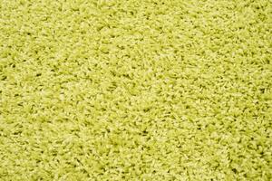Makro Abra Kusový koberec shaggy TOKYO 6365A Jednobarevný světle zelený Rozměr: 60x200 cm