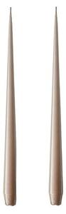 Svíčka Taper Lacquer 32 cm – 18 Nougat Note – set 2 ks