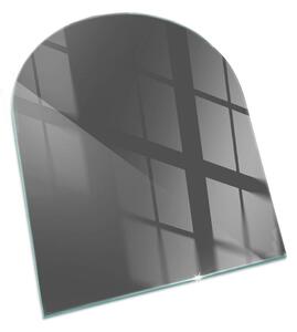 Půloválná skleněná podložka pod kamna Barva: Šedohnědá ppkpon-cc4b4c4c