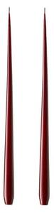 Svíčka Taper Lacquer 32 cm – 44/2 Deep Wine – set 2 ks
