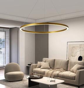 Immax NEO FINO Smart závěsné svítidlo 1 kruh, 80cm, 60W, zlaté, Zigbee 3.0