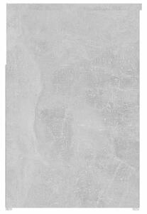 Lavice Norwa s botníkem - 80x30x45 cm | betonově šedá