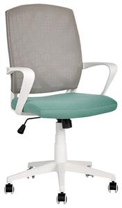 Kancelářská židle Bronia (šedá + modrá). 1078148