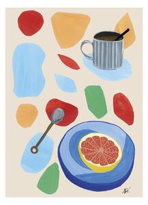 The Poster Club Plakát Frulle by Kristina Siljefors 21x29,7 (A4)
