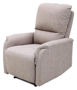 Autronic Polohovací TV křeslo TV-5060 CAP2 - látka cappucino / erný kov