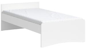 Patrová postel s psacím stolem a schůdky Pure Modular - bílá