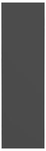 Nástěnný botník Fonzi - 80x18x60 cm | černý