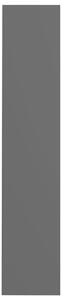 Nástěnné botníky Fonzi - 2 ks - 80x18x90 cm | šedé