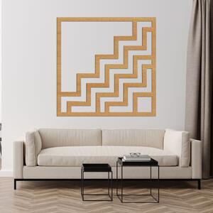 SENTOP | Geometrická dřevěná dekorace na zeď | Moderní design | SENTOP HDF0397-A