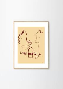 The Poster Club Plakát Wine Club by Ruby Hughes 30x40