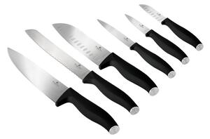 Sada nožů nerez 6 ks Matte Black Collection