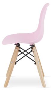Růžová dětská stolička ZUBI