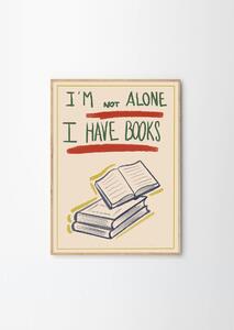 The Poster Club Plakát I Have Books by Marta Leyva 21x29,7 (A4)