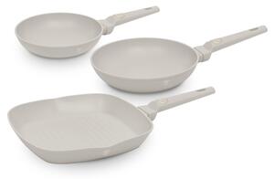 Sada pánví s titanovým povrchem 3 ks Sahara Collection steak