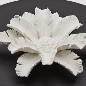 Pilamo | Dřevěná krabička s keramickým květem Black and White