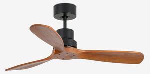 MINI LANTAU S, černá, stropní ventilátor s DC motorem - FARO