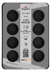 Forma na muffiny 12 ks Matte Black Collection